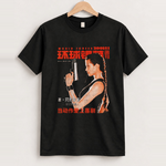 '01 laura clark japanese promo vintage black t-shirt front
