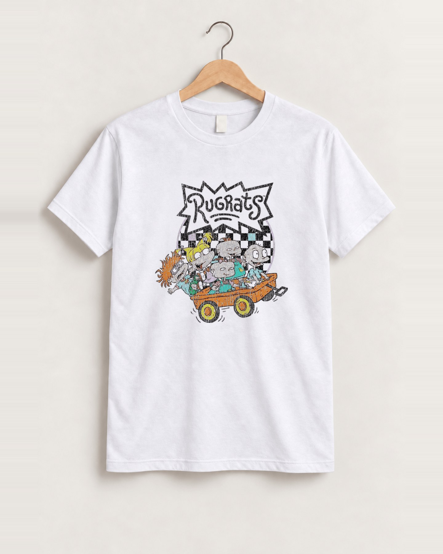 Rugrats wagon white tee front