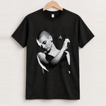 90s sinead 'live' black t-shirt front