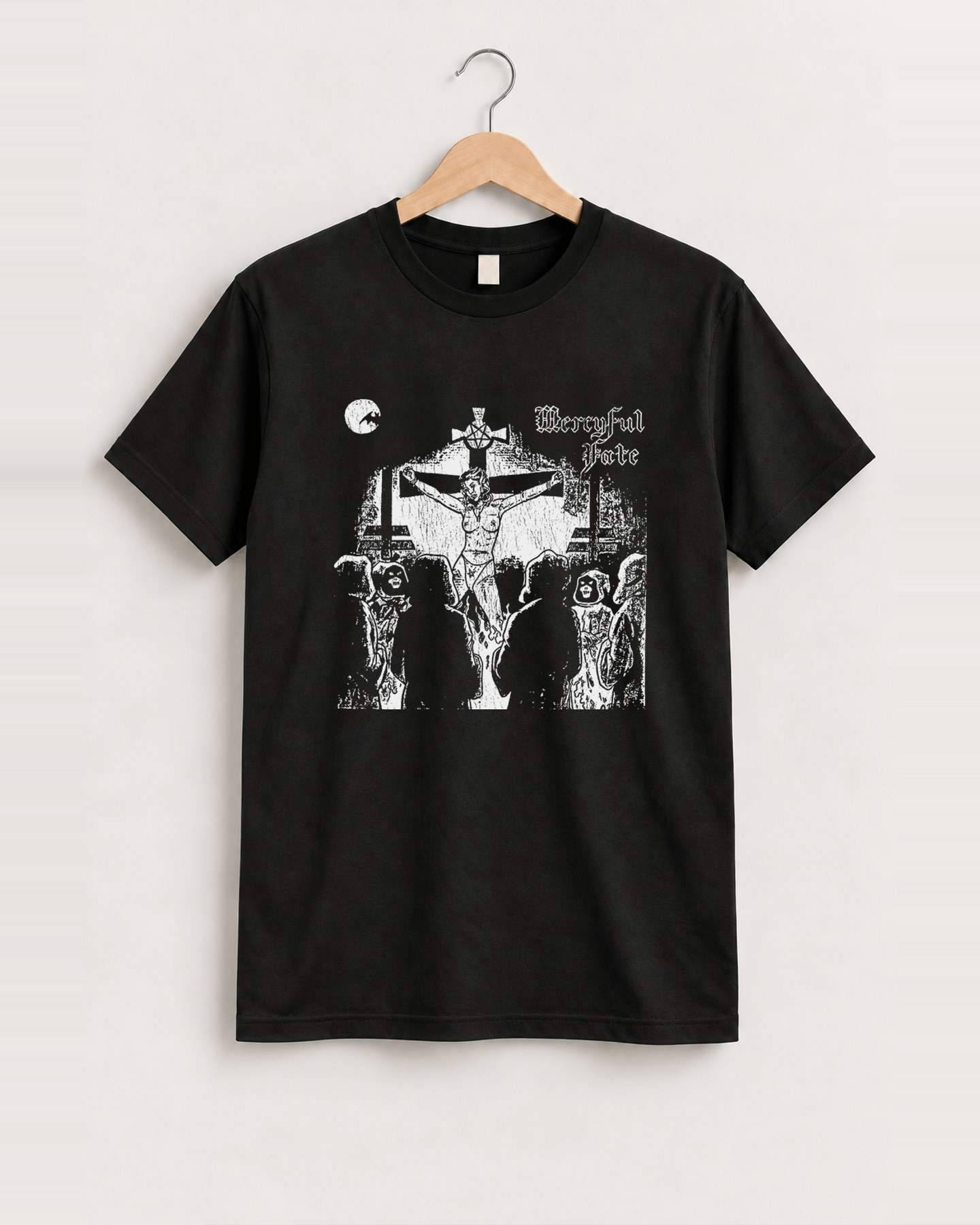 Mercyful fate black tee front
