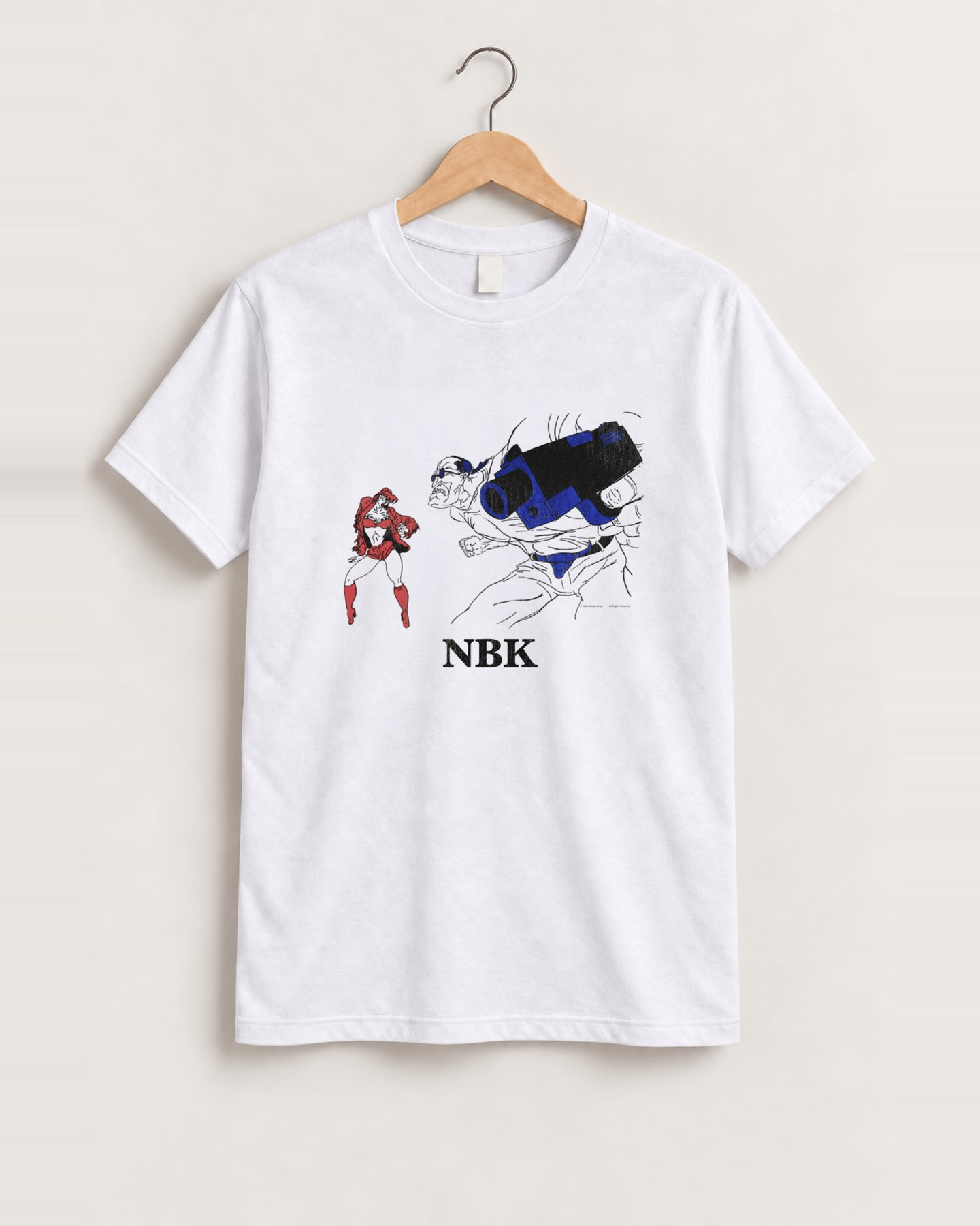 90s natural born killers white tee front
