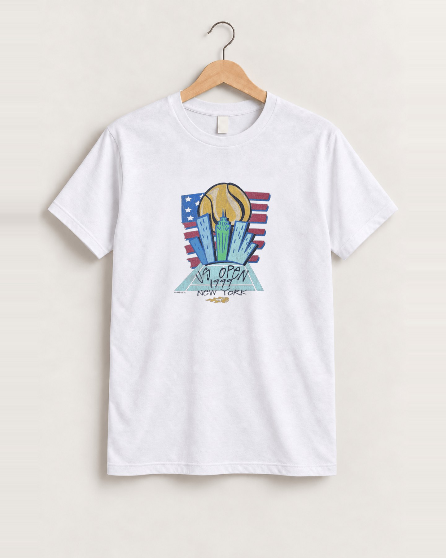Us open 1999 white tee front