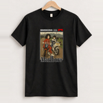 Smokingkills vintage black cut- off t-shirt front