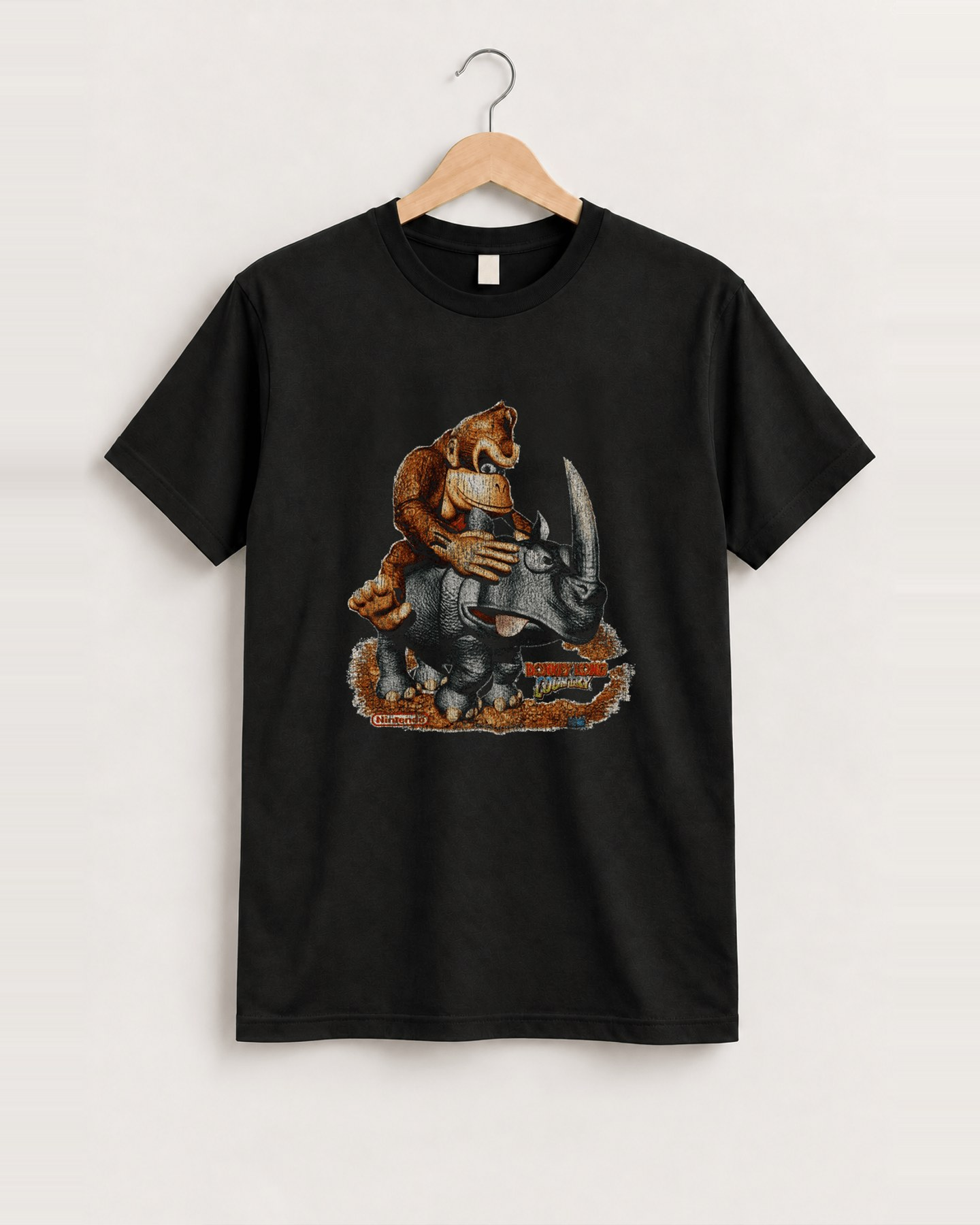 Dk x rambi black tee front