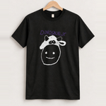 90s dinosaur jr cow black tee front
