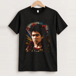 Rufio Lost Boy Punk Black Tee, approved scene front [FG-2beda3c618b3]