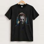 Michael myers v2 black t-shirt front