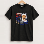 Dollywood black tee front