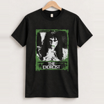 The excorcist black tshirt front