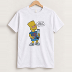 Let's party homeboy white tee front