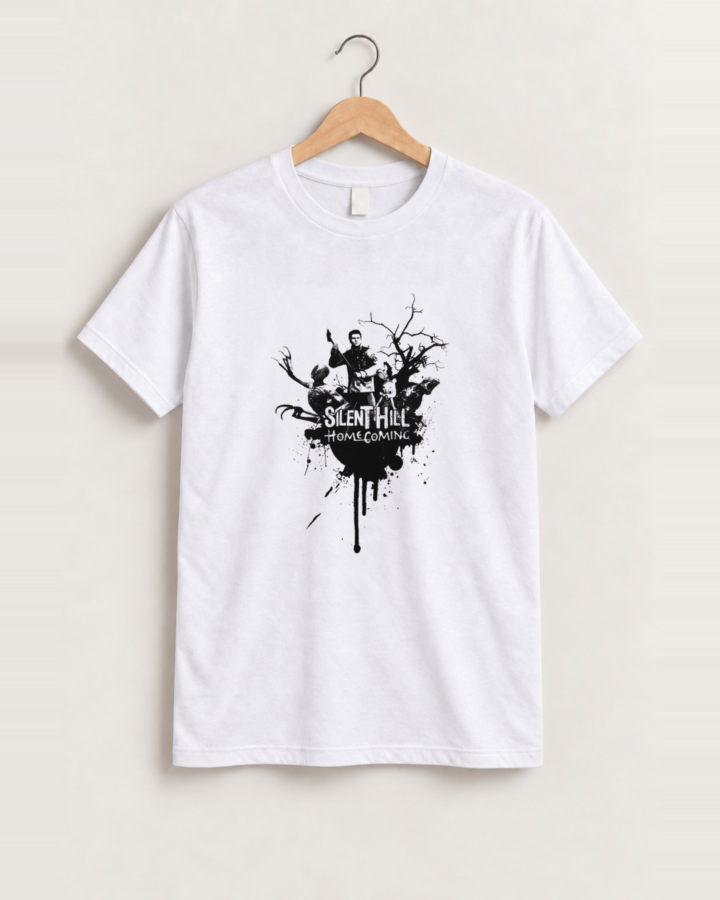 Silent hill homecoming white tee front