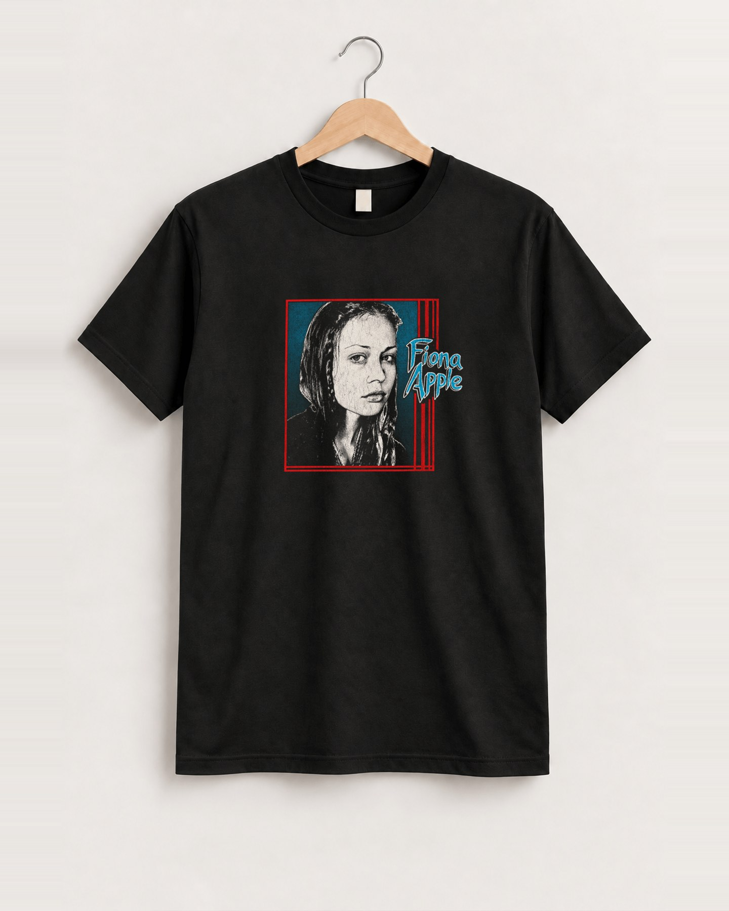 Fiona apple black tee front