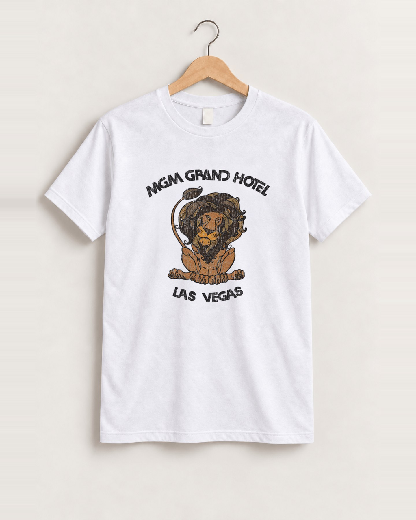 Mgm grand hotel white tee front