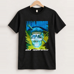 1995 Dj screw 'bigtyme recordz, vol. ii: all screwed up' skull black t-shirt front