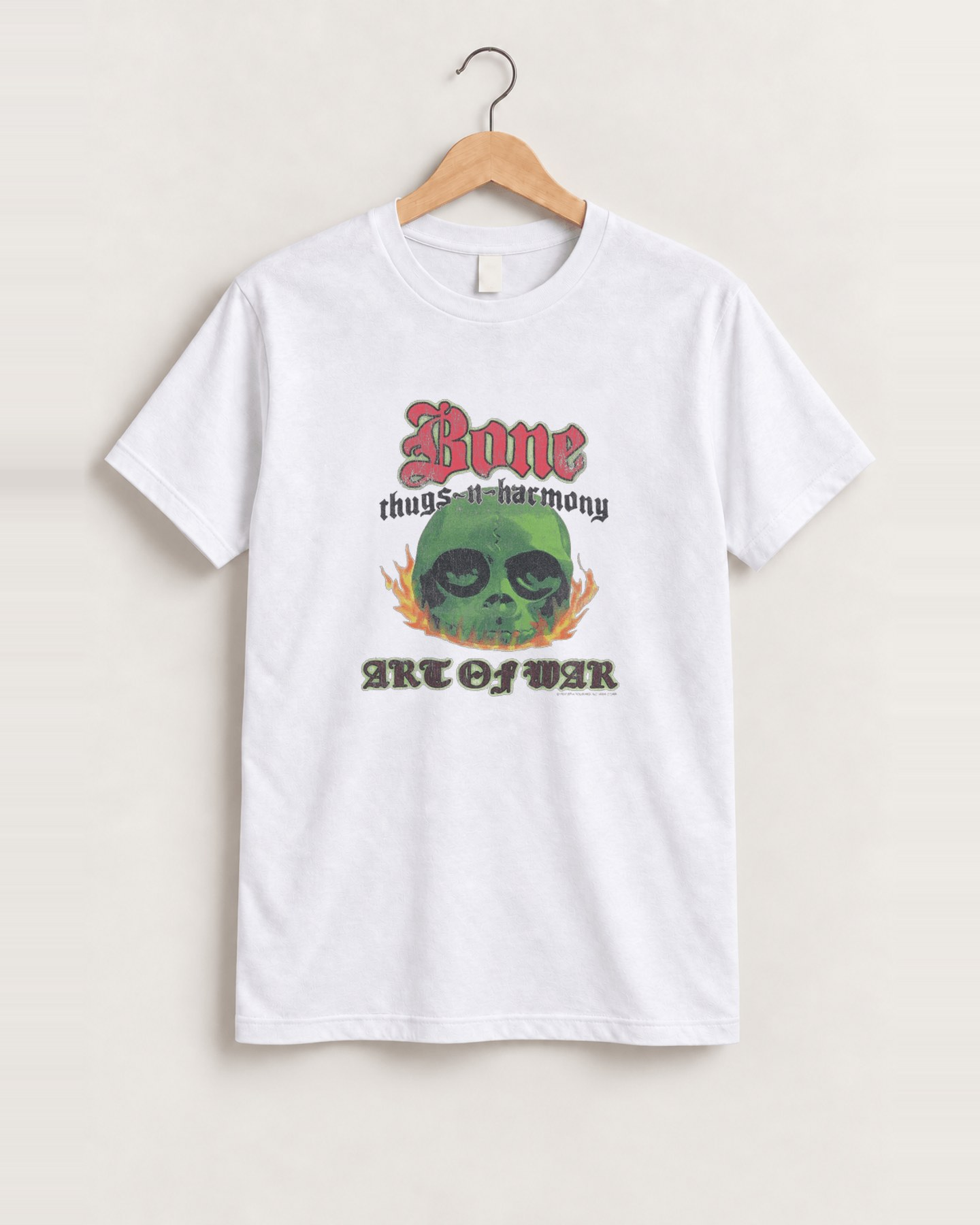 Bone thugs 'n' harmony art of war white tee front