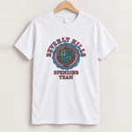 Beverly hills spending team white tee, approved scene front [FG-3ca3e5dce04a]