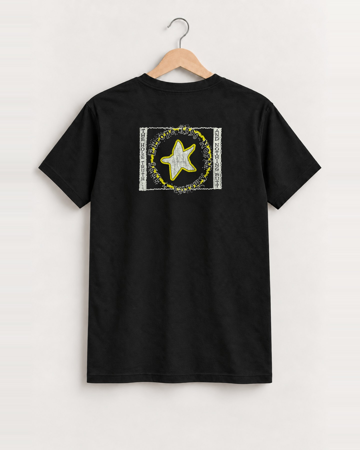 1996 Butthole surfers black tee back