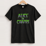 '89 alice in chains black tee front