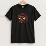 Shadow the hedgehog black tee front