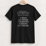 2004 Nick cave & the bad seeds black tee back