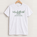 90s Beverly Hills Hotel & Bungalows Rare Washed White T-Shirt, approved scene front [FG-46fa923d6a71]
