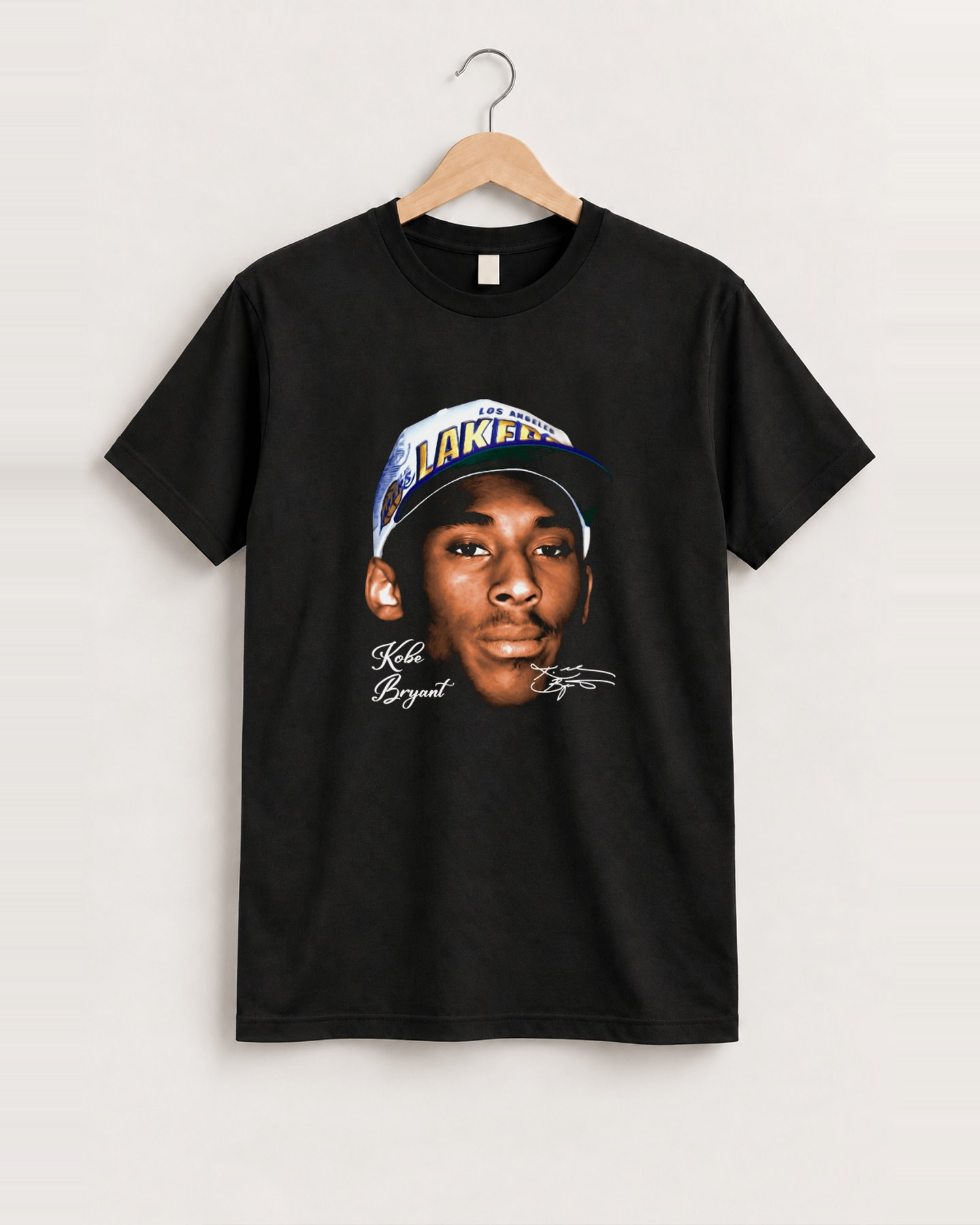 Mamba Big Head Black Tee, approved scene front [FG-480deb50fd73]