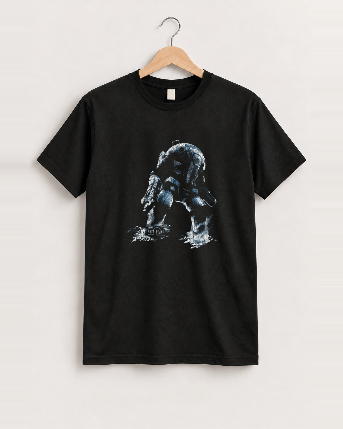 Lost planet: extreme condition black tee front
