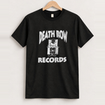 Rare Death Row Records Washed Black Tee, approved scene front [FG-49b2d0182e2b]