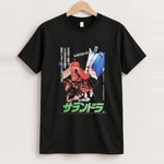 Japanese 'the hills have eyes' 1977 vintage black tee front