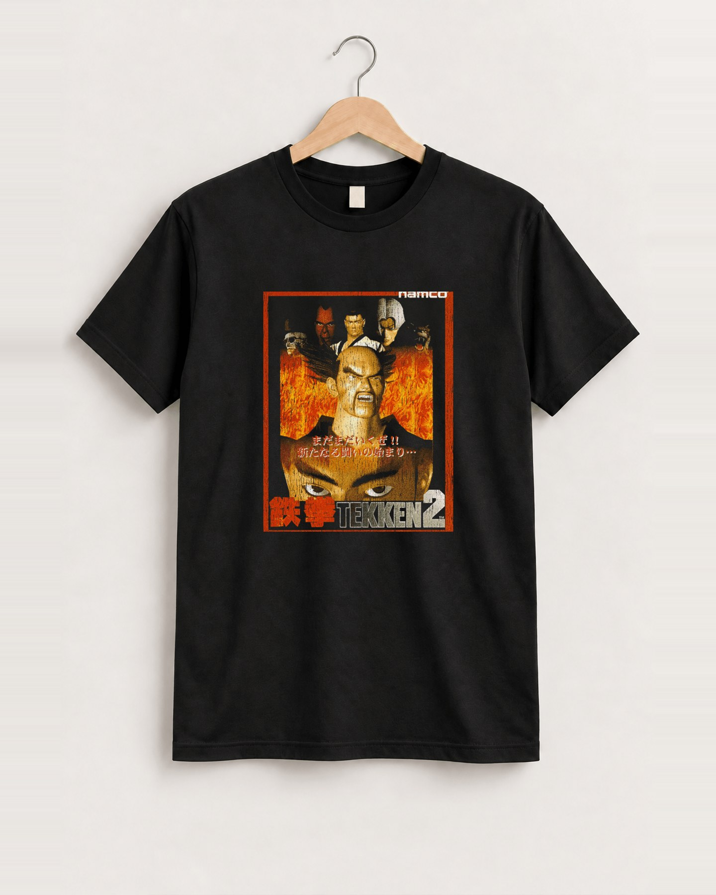 Tekken 2 japanese poster tee front