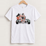 Dragon ball x marlboro white tee front
