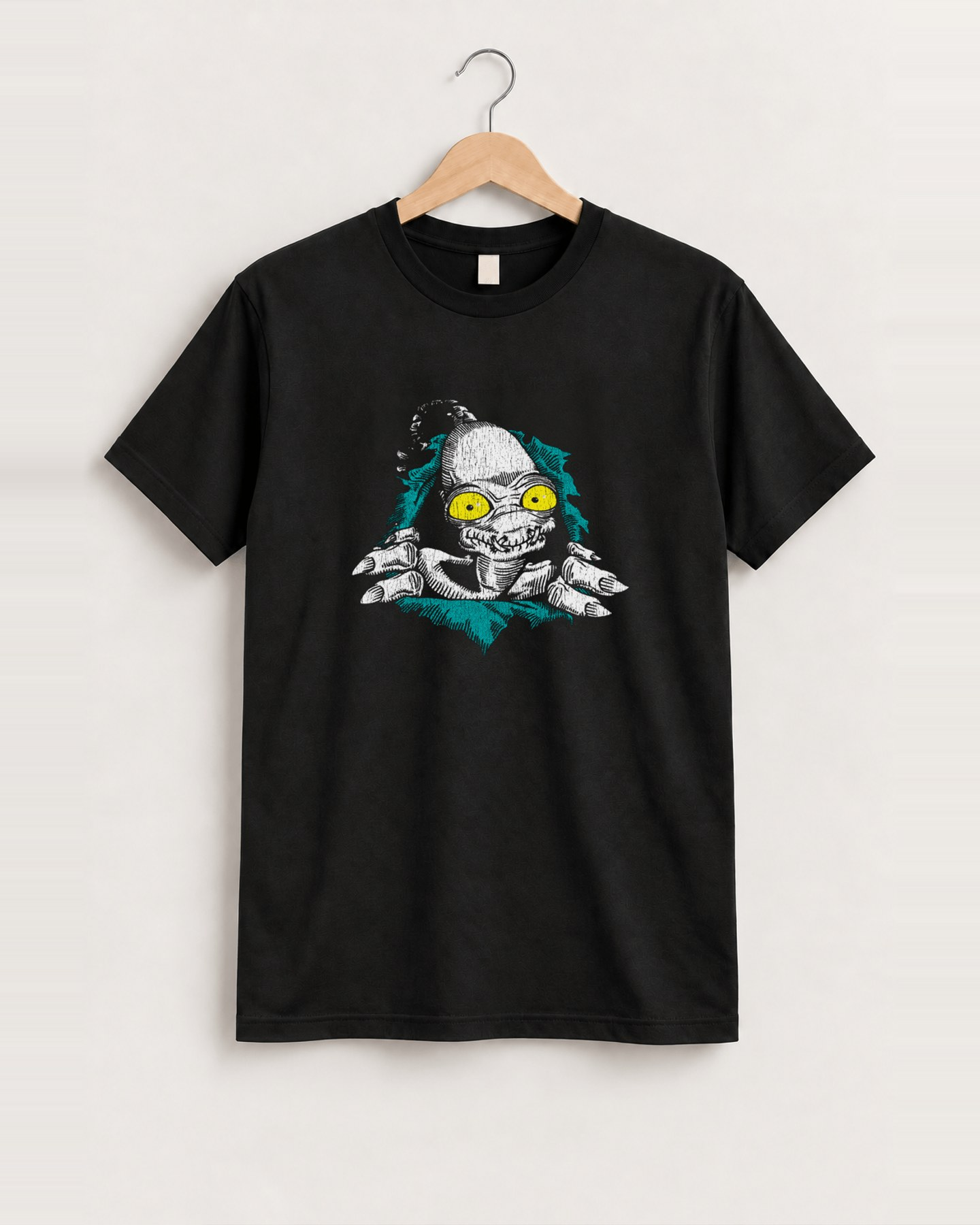 Oddworld black tee front