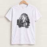 90's stevie nicks vintage white t-shirt front