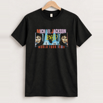 1988 Michael jackson 'bad' world tour rare womens black tee front