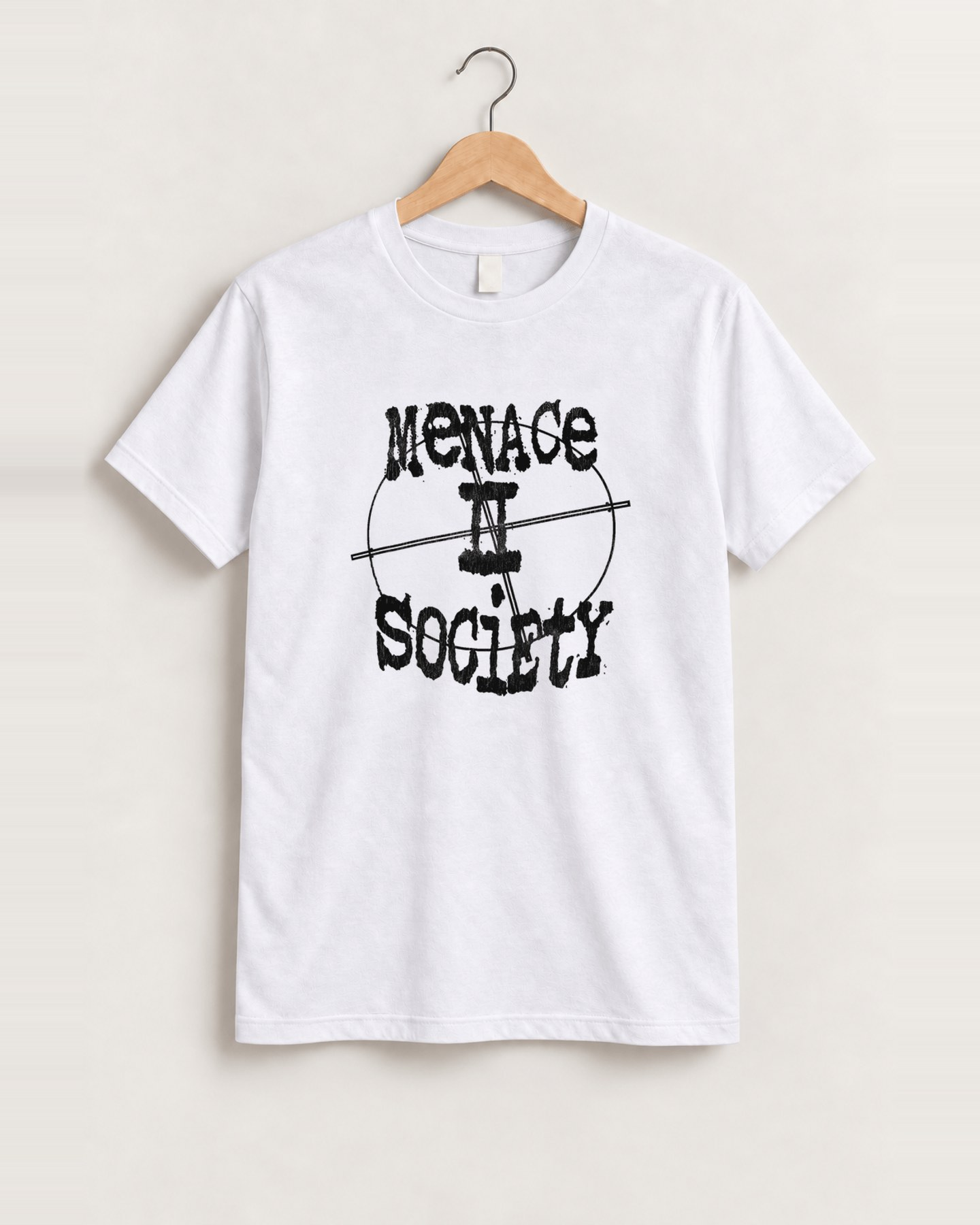 90s menace ii society white tee front