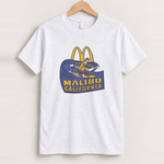 Mcdonalds malibu california rare womens white tee front