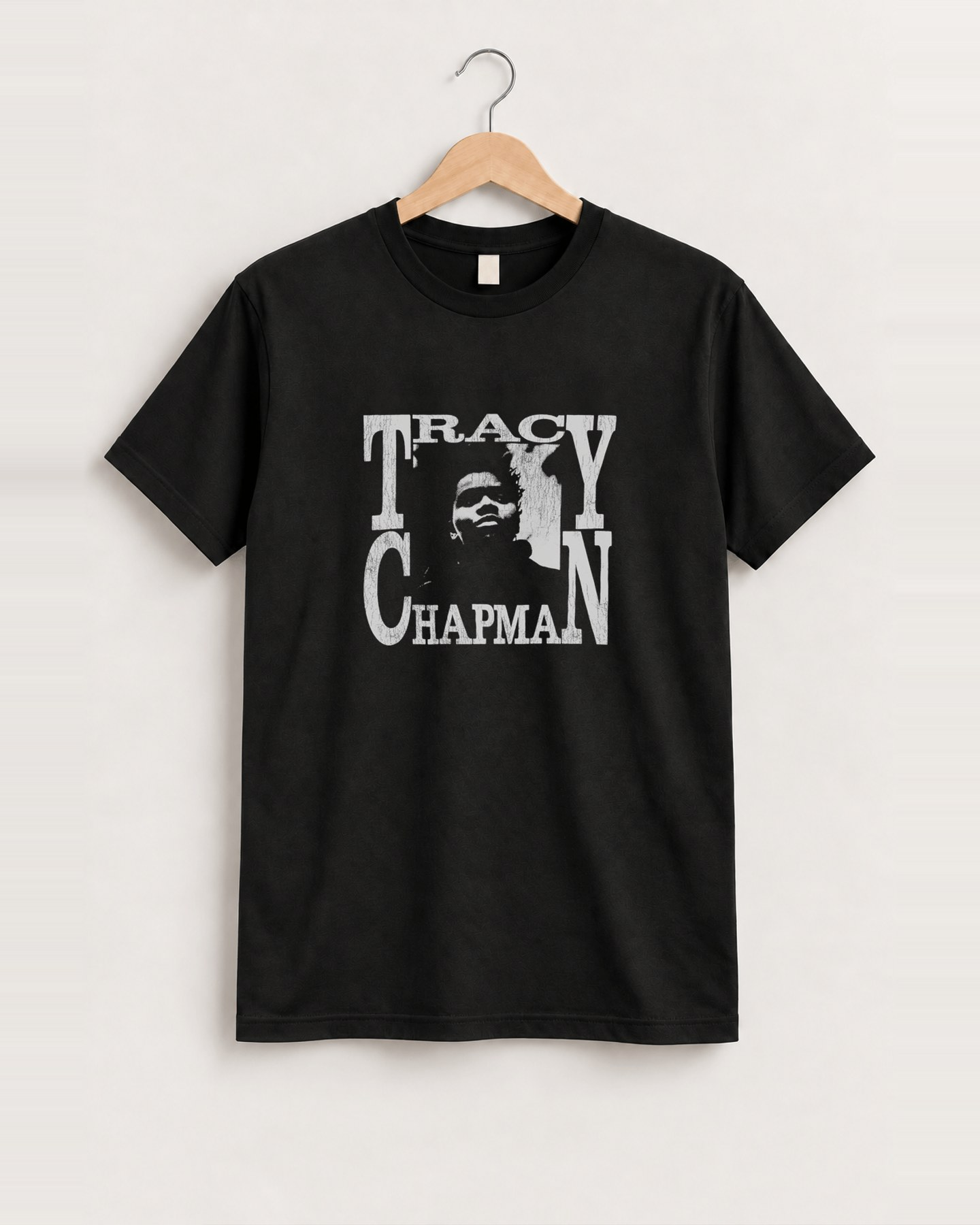 Tracy chapman black tee front