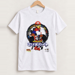 Japanese 90s 'mariokart 64' vintage white tee front