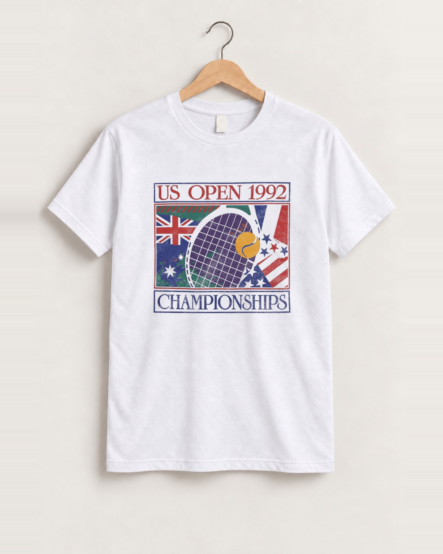 Official us open 92 white tee front