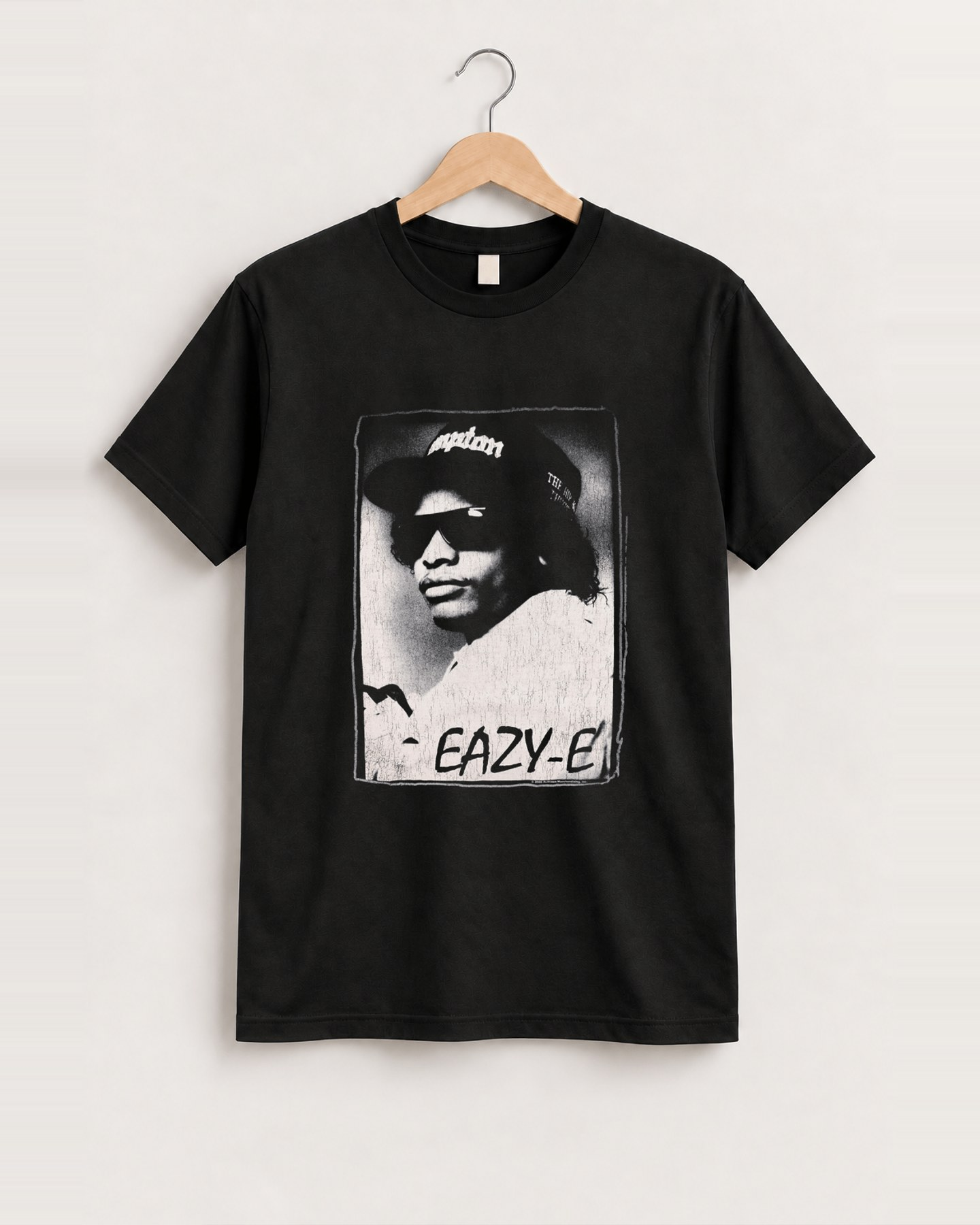 Eazy e black tee front