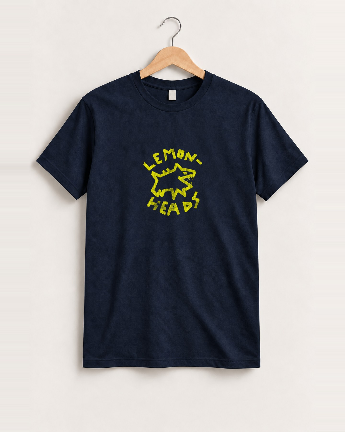 90s lemonheads navy tee front