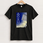 Playstation promo black tee front