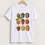 Lucha libre white t-shirt front