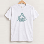 The beverley hills & bungalows white tee front