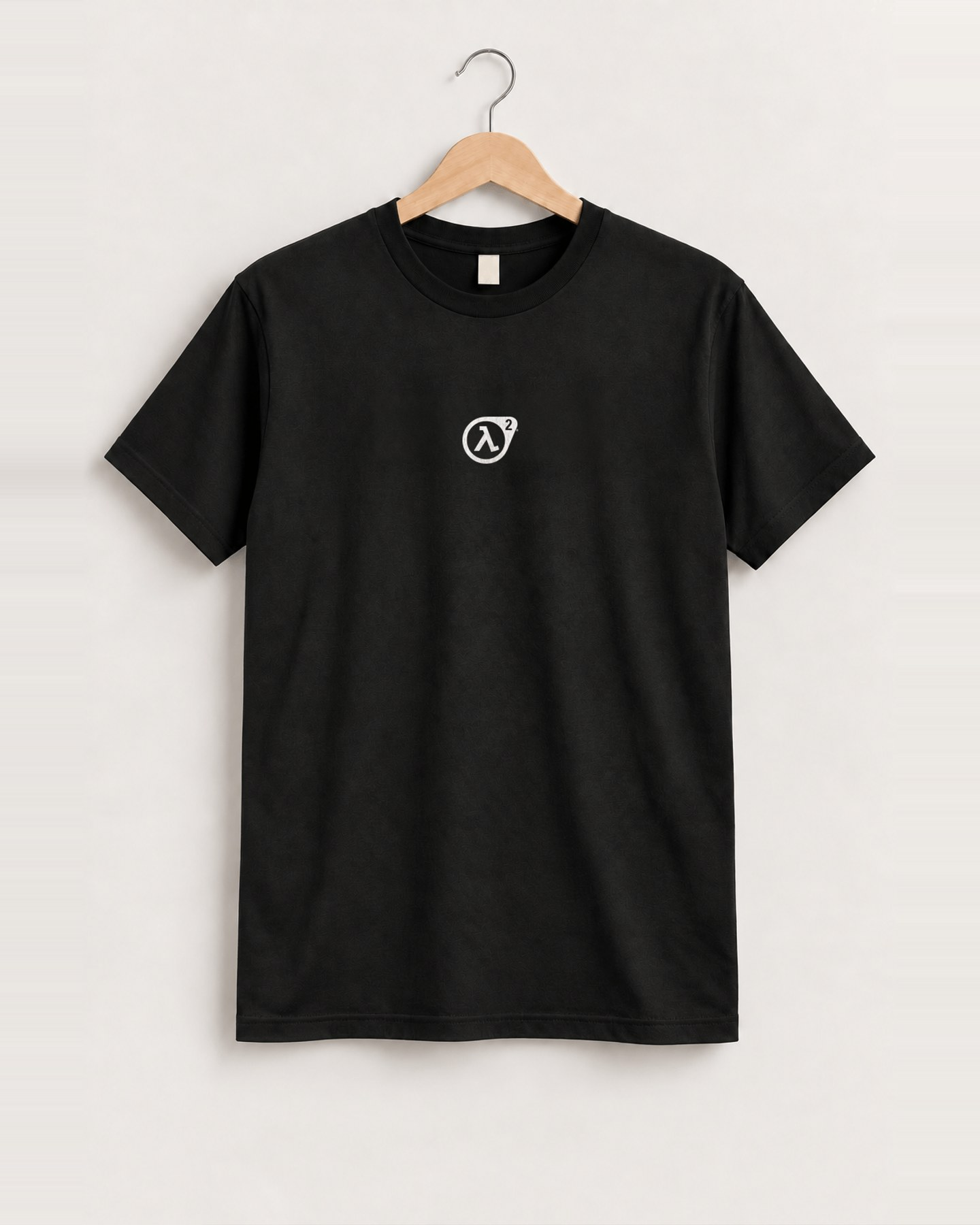 Y2k half life 2 promo black tee front