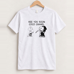See you soon coco chanel vintage white t-shirt, approved scene front [FG-678e4987a893]