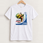 2010 South africa world cup white tee front