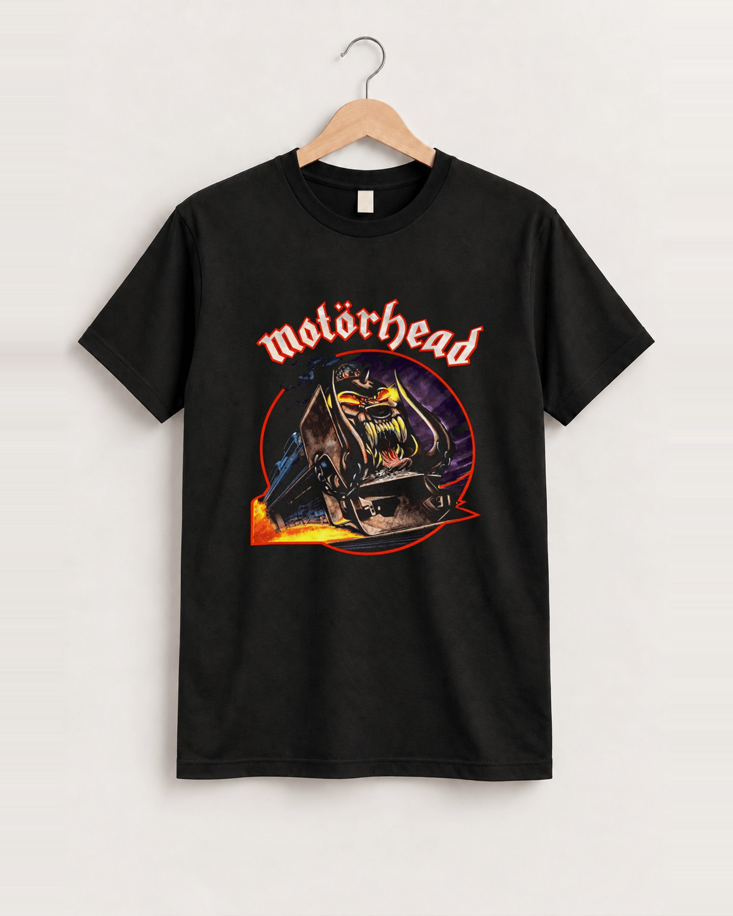 Vintage motorhead - orgasmatron black t-shirt front