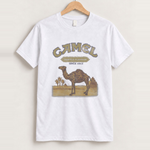Camel 1993 vintage white t-shirt front
