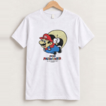 1990 Super mario world white tee front